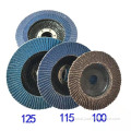 flap disk 4.5 zirconia abrasive rotating disc flap wheel Factory